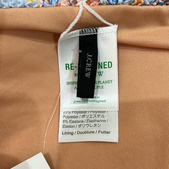 J. Crew Floral Scrunchie High Rise Bikini Bottom Women’s Size 2X NWT - Picture 9 of 14